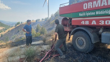 Kiraz'da Orman Dışı Yangın Kontrol Altında