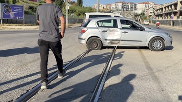 Eskişehir'de Motosiklet Kazası