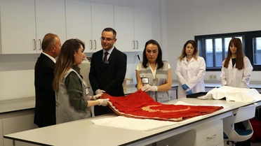 Kıbrıs Barış Harekatı Bayrağı Restorasyona Alındı