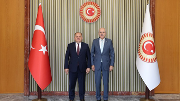Kurtulmuş, Yargıtay Başkanı Kerkez'i kabul etti