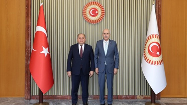 Kurtulmuş, Yargıtay Başkanı Kerkez'i kabul etti