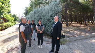 Vali Küçük, Fidanlık Müdürlüğü'nü Ziyaret Etti