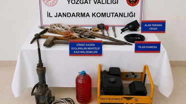 Yozgat'ta Kaçak Kazı Operasyonu