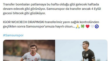 Samsunspor Igor Drapinski ile Anlaştı
