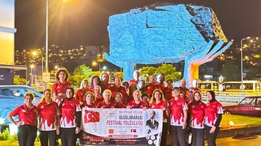Zonguldak Halk Oyunları Ekibi Uluslararası Festivale Uğurlandı