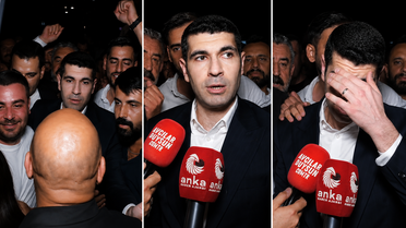 14 ay sonra tahliye edilen Utku Caner Çaykara’yı cezaevi kapısında coşkulu kalabalık karşıladı
