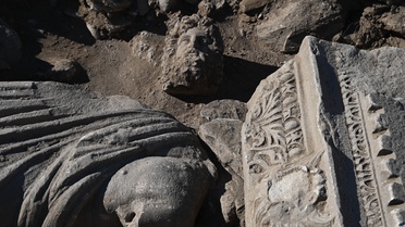 Asperndos'ta 1800 Yıllık Şifa Heykeli Bulundu