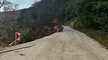 Bolu'da Heyelan Ulaşımı Engelledi