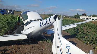 Çatalca'da eğitim uçağı kaza kırıma uğradı: Öğrenci pilot yaralandı