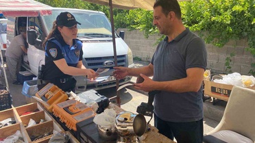 Emniyetten Pazar Ziyareti ile Bilgilendirme
