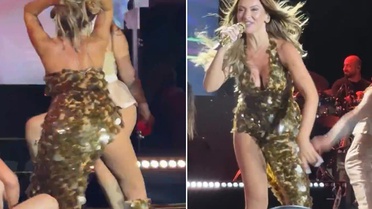 Hadise, Kuşadası sahnesinde coştu! Hayranları adeta kendinden geçti