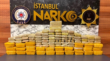 İstanbul'da 63 Kilogram Uyuşturucu Ele Geçirildi