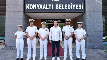 İtalyan Askeri Heyet Konyaaltı'nda