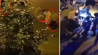 Eski sevgili dehşeti kamerada! Çiftin önünü kesip böyle kurşun yağdırdı
