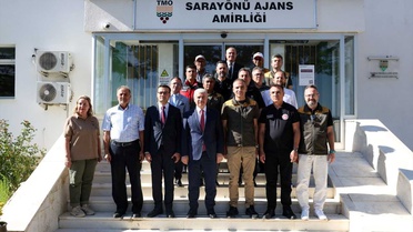 Vali Akın TMO'yu Ziyaret Etti
