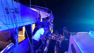 Marmaris'te Yaralı Vatandaşın Tahliyesi