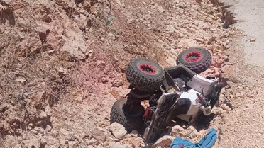 Besni'de ATV Devrildi, 4 Yaralı
