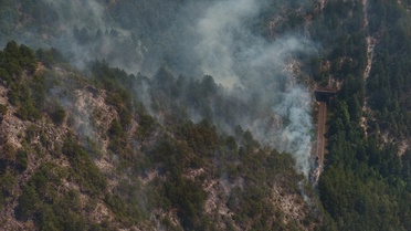 Konjic'te Orman Yangınlarıyla Mücadele