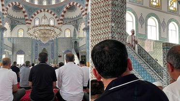 Camide hutbe dinlemeyen cemaate imamdan sert tepki: Böyle devam ederseniz ineceğim