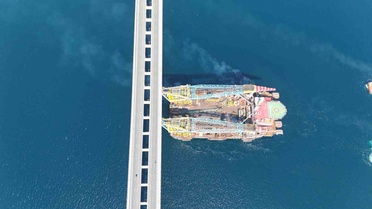 Saıpem 7000, Çanakkale Köprüsü'nden Geçti