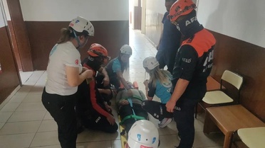 Kofçaz'da Afet Tatbikatı