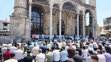 Konya'da Karpuz İkramı
