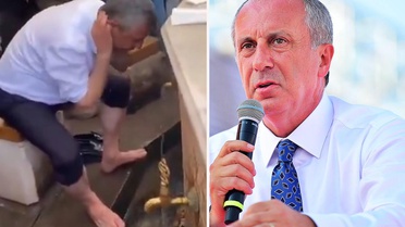Özgür Özel'in abdest görüntülerine Muharrem İnce'den olay yorum