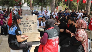 Alanya'da Şehit Abdullah Ümit Sercan 11. Yıl Dönümünde Dualarla Anıldı