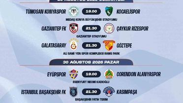 Süper Lig 2026-2027 Programı Açıklandı