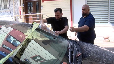 Ümraniye'de Balkon Çöktü