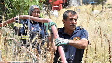 Van'da Tek Kadın İtfaiyeci: Dilan Tiker