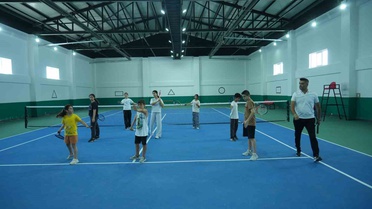 Muş'ta Yaz Spor Okulları'nda Tenis Coşkusu
