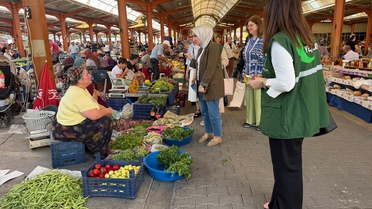 Yeşilay Bayramiç'te Esnaf Ziyareti Gerçekleştirdi