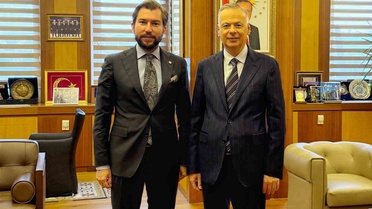 DENİB Başkanı Ağar'ı Ziyaret Etti