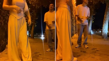 Eşiyle yürürken sivil polis bir anda yanlarına geldi! Sebebini açıklayınca şaşırdılar