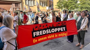 Stockholm'da İsrail Saldırılarına Protesto