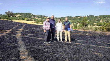 Mustafalar Köyü'nde Yangın Sonrası Hasar Tespiti