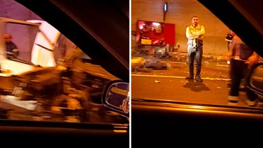 Tünelde feci kaza: 3 ölü, 1 ağır yaralı