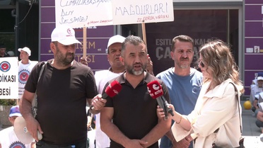 Doruk Madencilik işçileri, oturma eylemine devam ediyor: 'Biz bu ödemelerde mutabık değiliz'