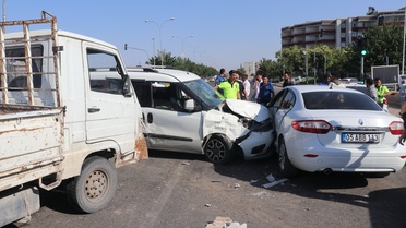 Şanlıurfa'da Zincirleme Trafik Kazası