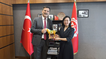 Erkan Baş, Yamin Guo ile Görüştü
