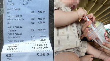 Çocukların sütünü hesaba ekleyen işletmeye 51 bin TL ceza kesildi