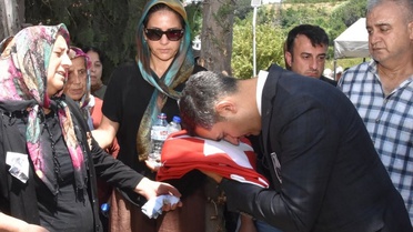 Kıbrıs Gazisi Davut Gökaslan Toprağa Verildi