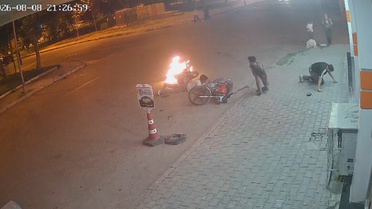 Birecik'te Motosiklet Kazası: 4 Yaralı