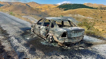 Afyonkarahisar'da Otomobil Yangını