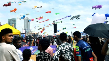 Kolombo'da Uluslararası Uçurtma Festivali