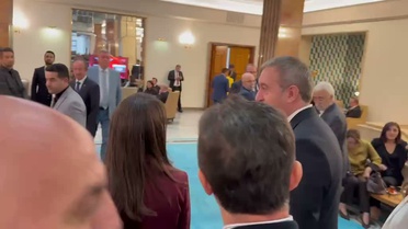 Bahçeli ile DEM Parti arasında samimi selamlaşma