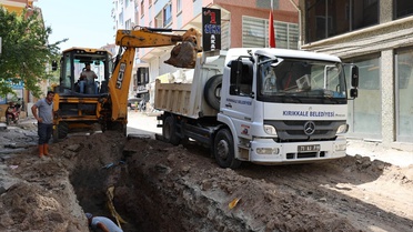 Kırıkkale'de Altyapı Çalışmaları Başladı