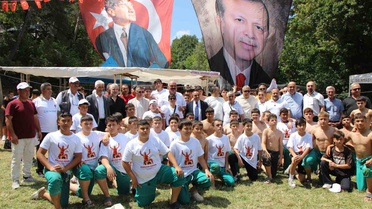 Sivaslı Recep Tayyip Erdoğan Güreşte Türkiye İkincisi Oldu