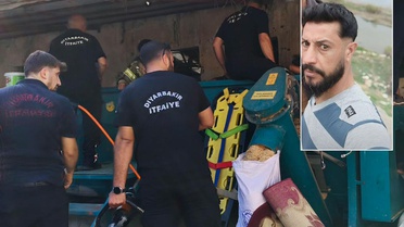 Yem makinesine kapılan işçi feci şekilde can verdi